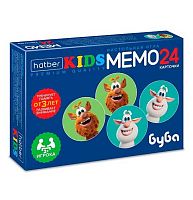 Игра настольная ХАТ Мемо фигурные "Буба" 36195 (24карточки)