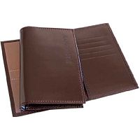 Обложка д/паспорта ATTOMEX 1030301 коричневая,нат.кожа шик