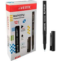 Маркер перм. deVENTE 5041500 чёрный,капиллярный,0,7мм