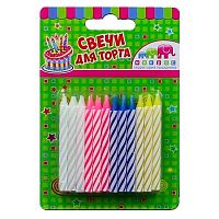 Свечи д/торта Микрос "Ассорти" Ч02506 24шт.