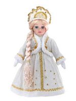Кукла декор. ФЕНИКС "Снегурочка Ярослава" 31*15*11см 88304 на подставке