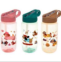 Бутылка д/воды 580мл "Пёсики" 359-1258 пластик,асс.