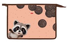 Папка д/тетрадей А4 ХАТ "Вот енот" 03049 1отд.,пласт.,на молн.