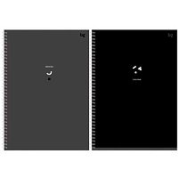 Тетрадь 96л. (клетка) А4 BG спираль "Моноколор. Чёрный. Лаконичный" 08485 вд-лак,асс.