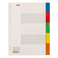Разделитель листов пластик. А5 ХАТ 00503 цветовой (5цв.)