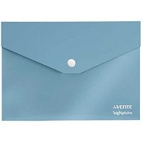 Папка-конверт на кнопке А5 deVENTE "sigNATURE" 3072514 сумеречно синяя,пластик.,350мкм,фактура"ткань