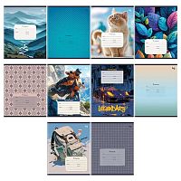 Тетрадь 24л. (клетка) BG "Микс-10" 06129 эконом,асс.