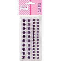 Стразы декор. самокл. deVENTE 8002586 лиловые,фиолетовые,акрил.,6,8мм,48шт