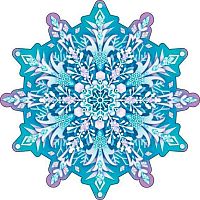 Украшение на скотче "Снежинка" 88.871