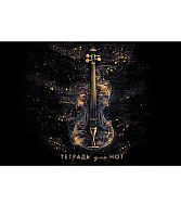 Тетрадь для нот 16л. А5 АППЛИКА "Золотая скрипка" С9187-06 горизонт.