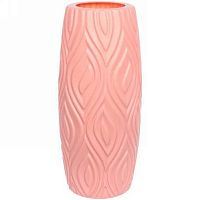 Ваза пластик. "Marlen-Грейс" 23*10см розовая 309-876