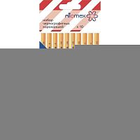 Карандаш ч/гр. ATTOMEX 5030401 (10шт) 2B-2Н, жёлтый корп.