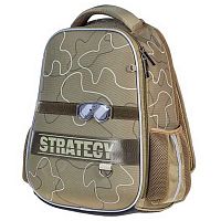 Ранец ХАТ Ergonomic light "Милитари" 85033 EVA,светоотр.,1отд.,2карм.,1карм на спин.,38*29*16см