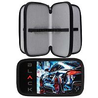 Пенал 3отд. 190*105 ПЧЕЛКА ПО-110 "Black car" ткан.торец