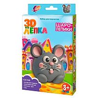 Набор д/лепки ЛУЧ "Шаролепики. Мышка" 35С 2328-08