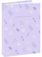 Записная книжка А6 160л. Проф-Пресс "Цветочный минимализм-1" 160-9509 тв.цв.мел.обл.,глянц.лам.,клет