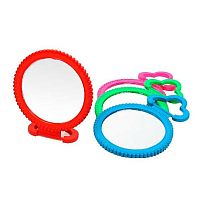 Зеркало настол. "Бусинки" 420-267 круг,подвесное,d-15см