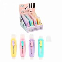 Ластик выдвижной TOCHAIN CP-93/CJ-176 85*15*15мм в футл.,с резин.кистью,асс.(213615,ER-3083A)