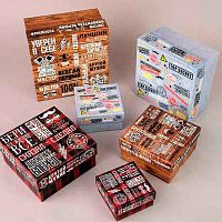 Коробка Микрос 6в1 квадрат. Для мужчин Ч44538 (18*18*9,5-8*8*4,5см)