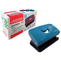 Дырокол  10л. deVENTE "Trend" 4020504 пластик,пепельно-синий,к/к