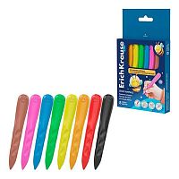 Мелки восковые  8цв. EK Kids "Space Animals" 65456 эргономичные,к/к,е/подвес