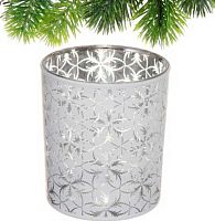 Подсвечник "Фантазия" 201-3864 белый,8,5*10см