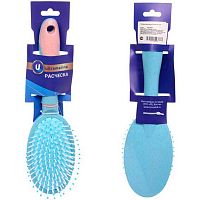 Расчёска массажная Ultramarine "Beauty Bar Viki" 452-1147 небесно-голубой,овальная