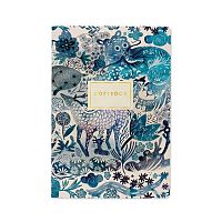 Тетрадь 40л. (клетка) BV "Сказочный мотив" 7-40-001/140 мел.карт.,мат.лам.софт-тач,беж.бум.,фольга