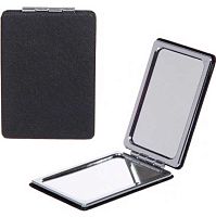 Зеркало косметическое двойное "Фрателли чёрный" 864-004 9*6см