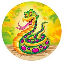 Подставка п/кружку Символ года 2025 "Радужный змей" 895-416 керамика,10см