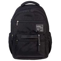 Рюкзак ХАТ Point "Black" 31003 п/э светоотр.нагруд.стяжка,2отд.,4карм.,47*31*17,5см