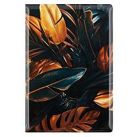 Обложка д/паспорта Fiorenzo "Листья" 253341 ПВХ,печать б/уголков