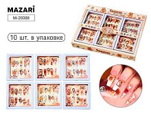 Ногти накладные MAZARI M-20388 полипропилен (10шт.)