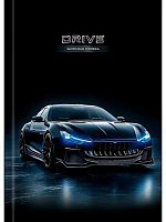 Записная книжка А5  80л. Проф-Пресс "Шикарный автомобиль-3" 80-9410 тв.обл.,глянц.лам.,лён,клетка