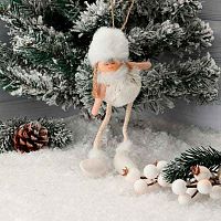 Игрушка ёлочная ЛЬДИНКА "Девочка" 212460  20см,ткань