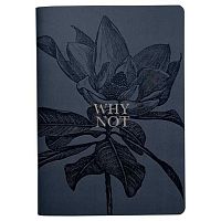 Тетрадь 48л. (клетка) Be Smart "Aesthetics. Чёрный цветок" N3158 лам.,фольг.,скругл.углы