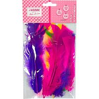 Декор. элементы deVENTE "Перья индюшиные натуральные" 8130418 асс. 15-20см,(12шт)