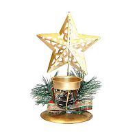 Подсвечник НГ 8*16см Р9224-88