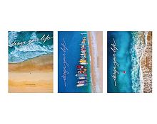 Тетрадь 80л. (клетка) А4 ПЗБФ "Вид сверху" 027033 сплош.уф-лак,асс.