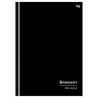 Бизнес-блокнот А5  64л. BG тв.обл. "Чёрный блокнот" 09873 мат.лам.