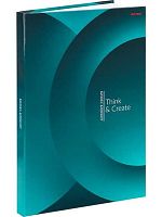 Бизнес-блокнот А4 200л. Проф-Пресс "Синие окружности" Б200-1361 глянц.лам.