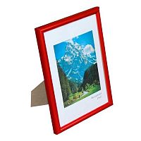 Фоторамка пластик 15*21см Радуга красный