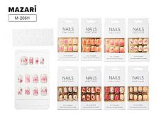 Ногти накладные MAZARI M-20611 8диз.асс.,блист.коробка (12шт.)