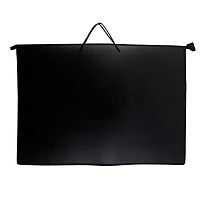 Папка пластик,с ручками А2 КОКОС "Чёрная" ПМ-А2-35/241205 1отд.,на молн.,д/худ.