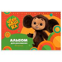 Альбом для рис.40л. Мульти-Пульти "Чебурашка" 53056 на скобе
