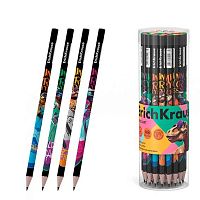 Карандаш ч/гр. EK "Dino Art" 62763 HB,трёхгр.