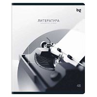 Тетрадь предм. 48л. BG "В гранях разума-Литература" 62343 мат.лам.(линейка)