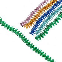 Мишура №7 зелёная d=45мм,длина 2м,"Елочка"
