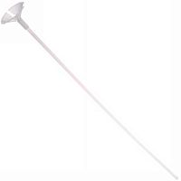 Палочка д/возд.шаров с зажимом 574-009 белый,42см