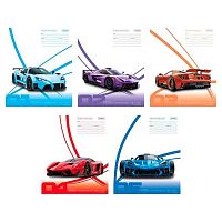 Тетрадь 18л. (линейка) ХАТ "Момент скорости" тисн.,скругл.углы,асс.